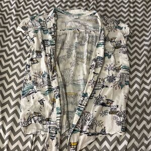 Old Navy Graphic Print Button Down Shirt